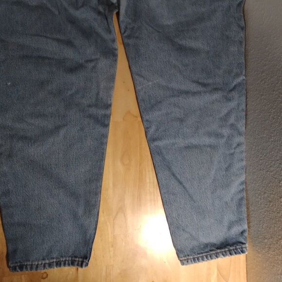 Vintage Levi's 550 Relaxed Tapered Denim Blue Jeans - Picture 6 of 9
